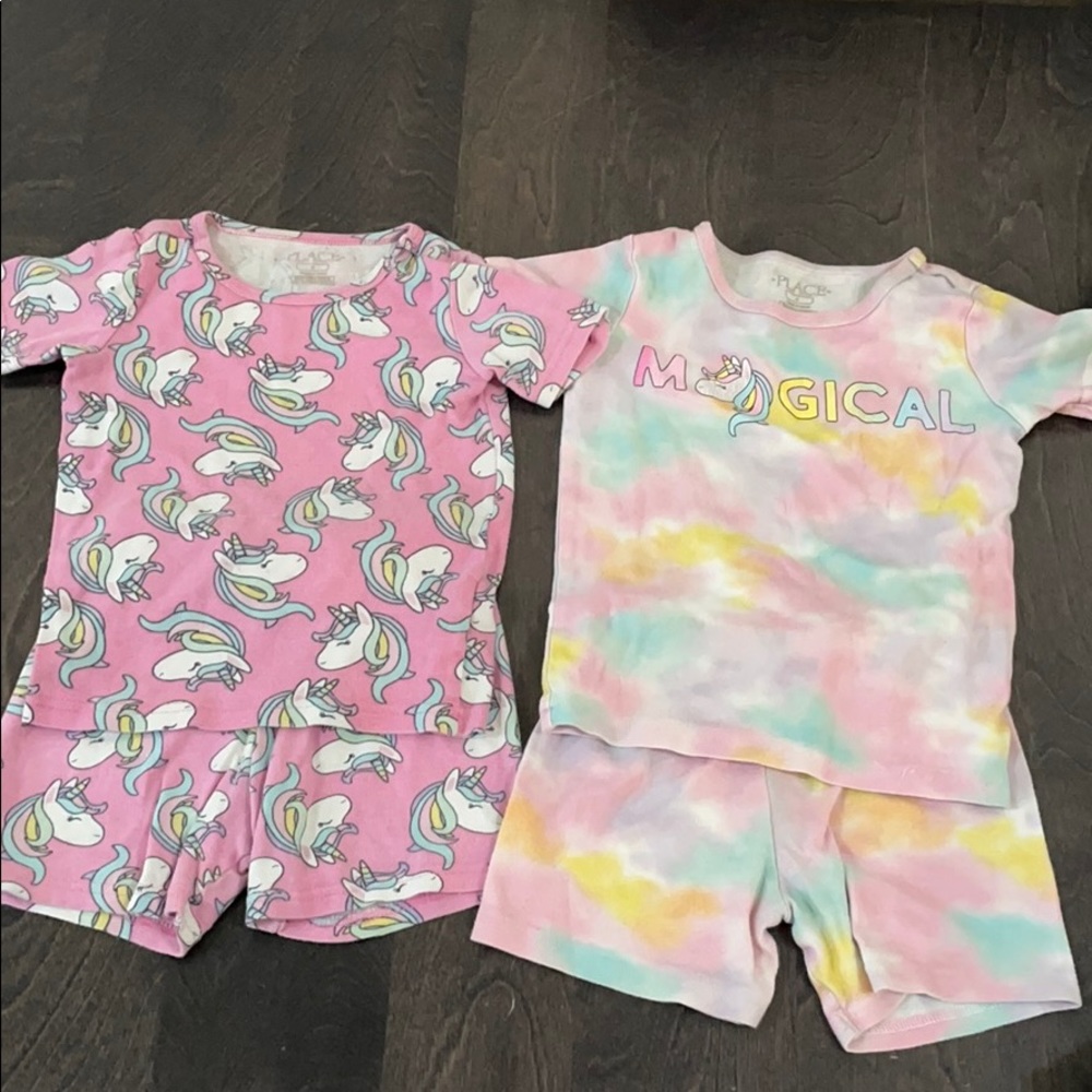 2 sets of girls pjs